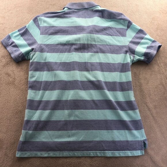 2 Izod Mens Polo Shirt Large Lot Of Two Short Sleeve Striped Casual Classic - Picture 4 of 15